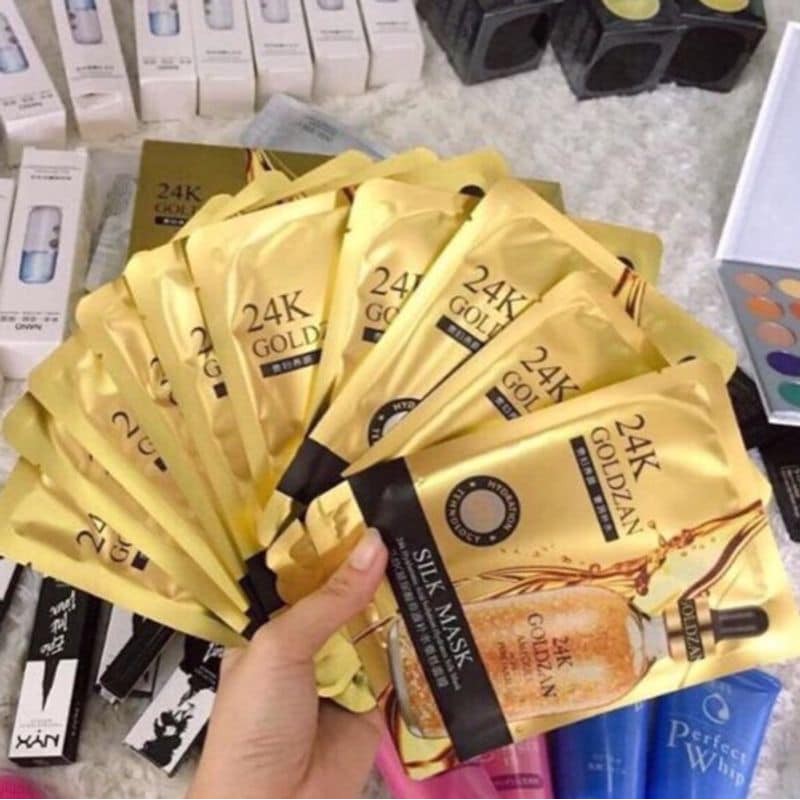 Mặt Nạ Vàng Gold 24K Dạng Miếng