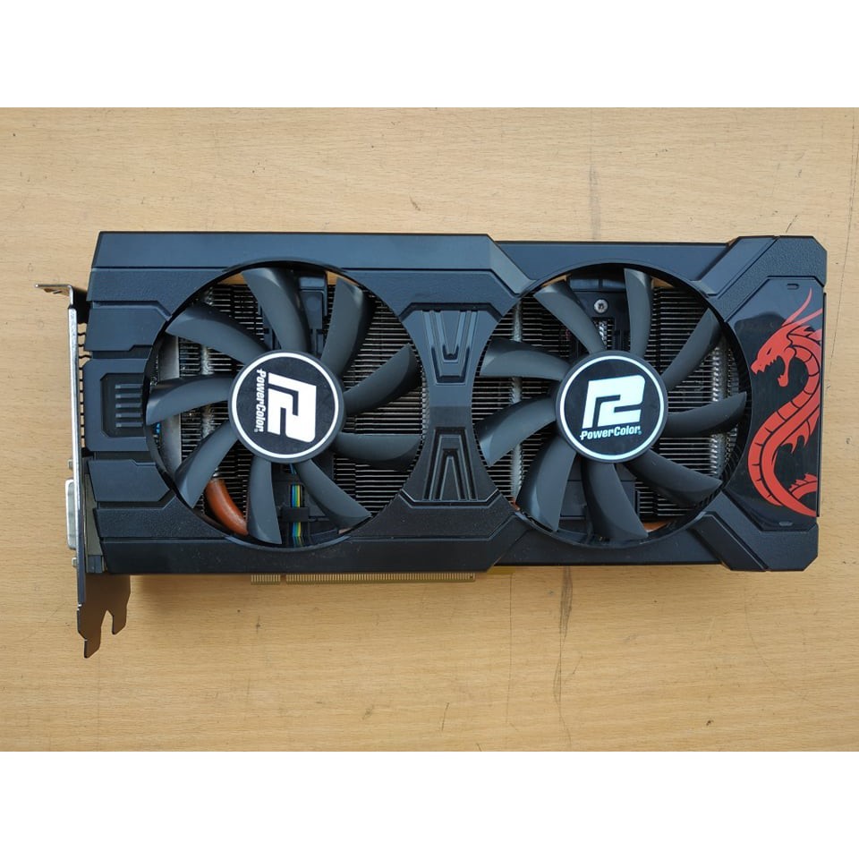 Card màn hình Powercolor RX 570 4G Red Dragon 1DVI
