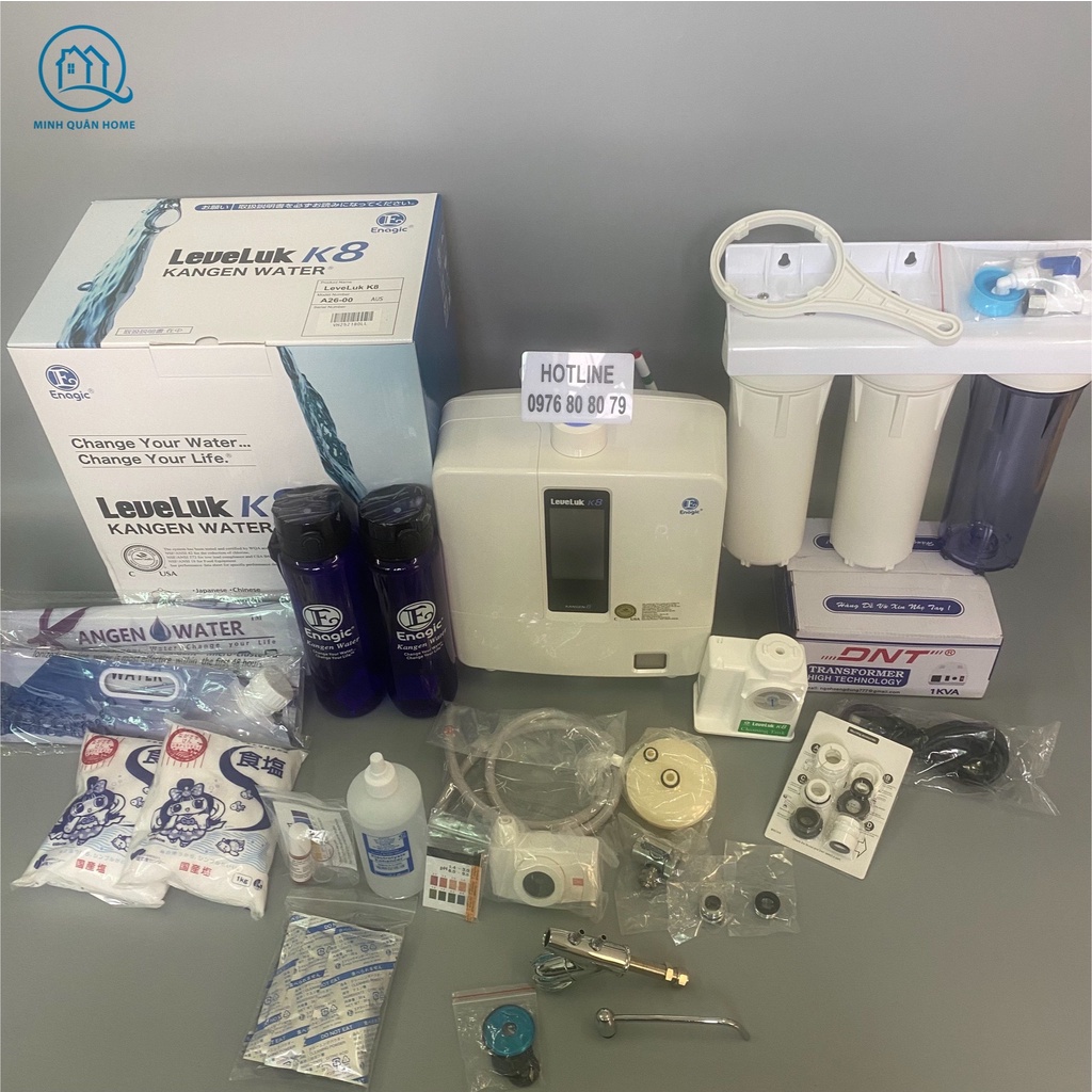 Máy lọc nước Kangen LEVELUK K8❤️kèm quà tặng❤️ Máy điện giải tạo ion kiềm Kangen Leveluk K8 -hãng Enagic