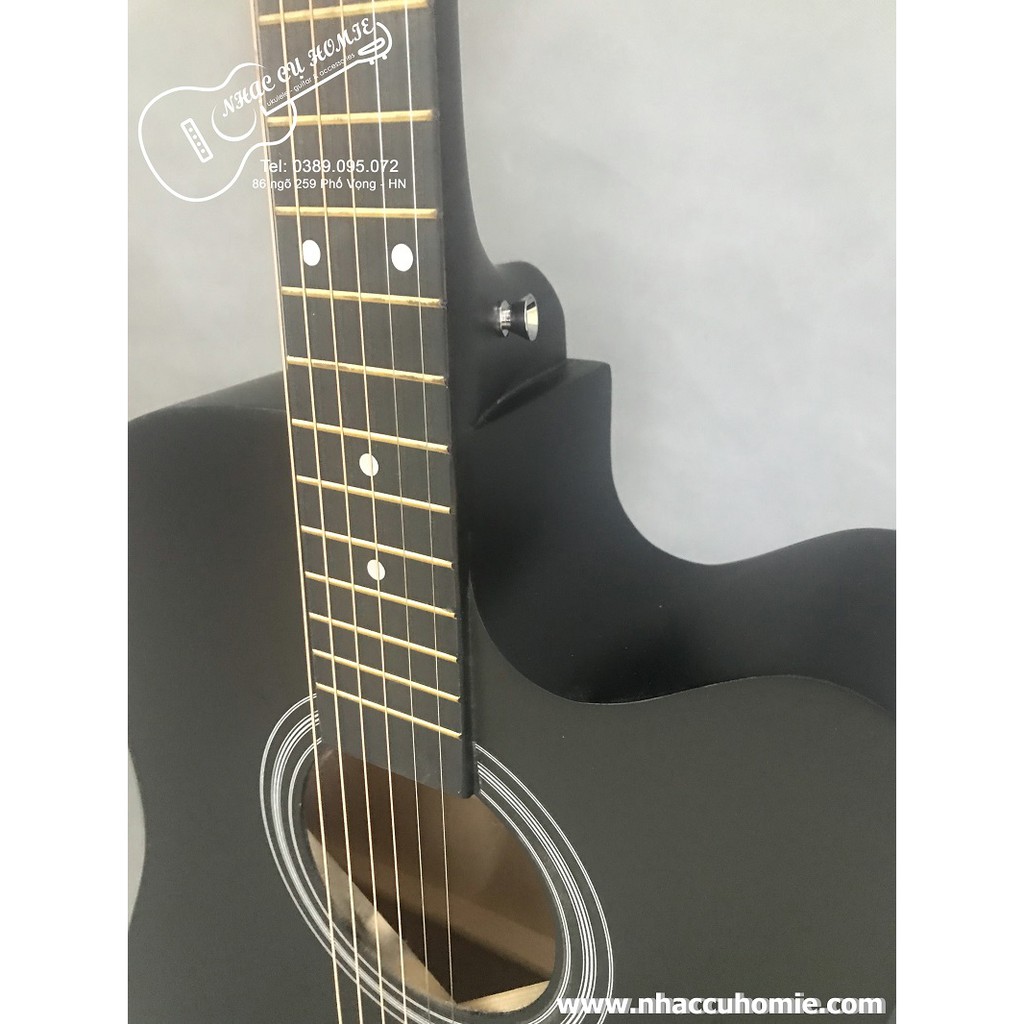 ĐÀN GUITAR ACOUSTIC GALYDA MÀU ĐEN