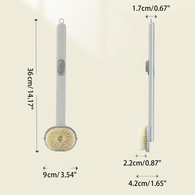 PVN50391 Bàn Chải Chà Lưng Massage Tẩy Tế Bào Chết Cán Dài Giá Rẻ