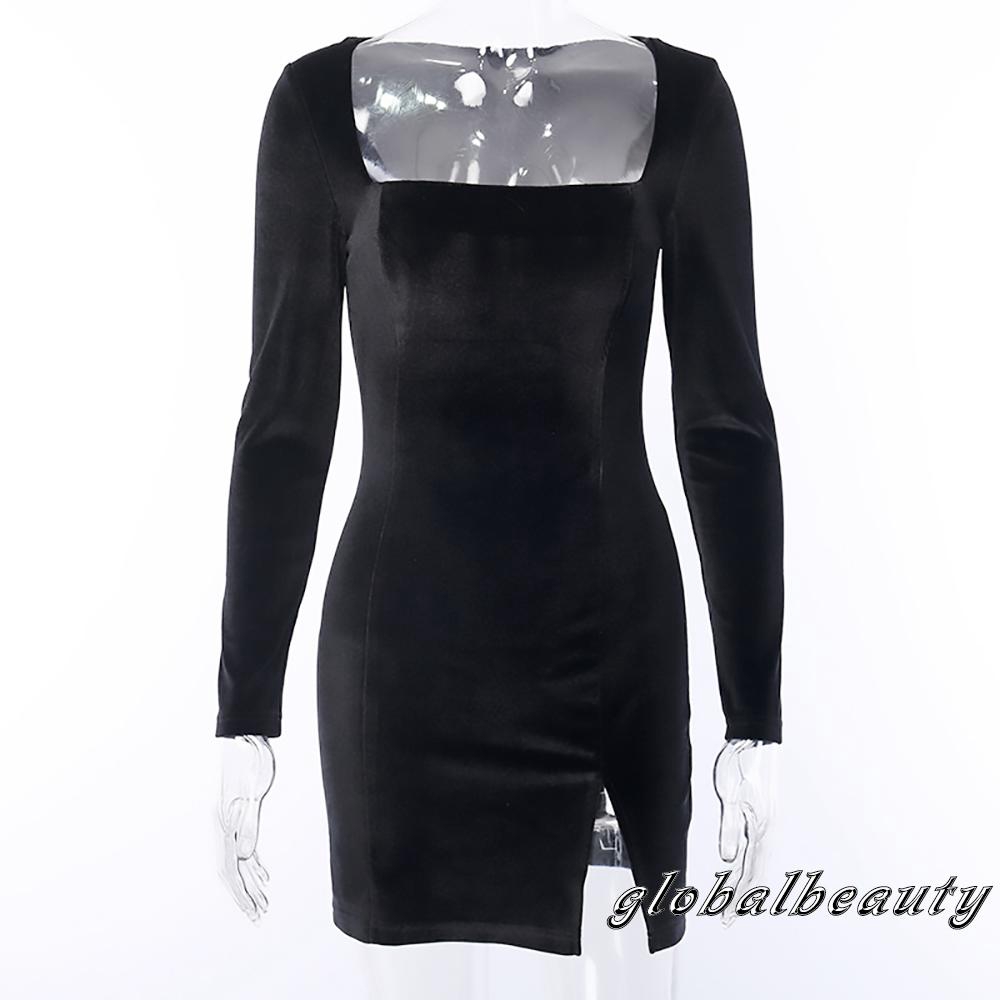 Đầm Body Tay Dài Thiết Kế Ôm Sát Tôn Dáng