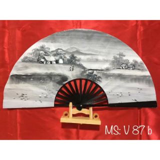 quạt xếp lụa Thanh Phong thương hiệu quạt Từ Tâm(2)