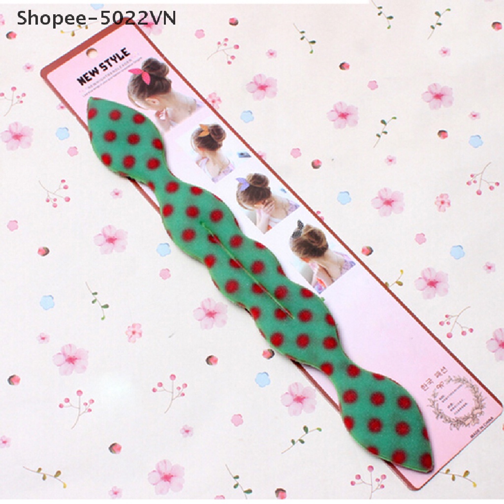 [Hàng mới về] Dụng cụ búi tóc kiểu tai thỏ bằng mút xốp kích thước 29.5cm