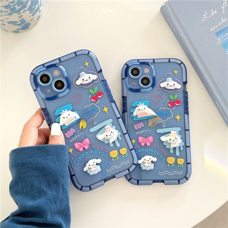 Ốp Điện Thoại Họa Tiết Chó Yugui Hoạt Hình Ba Chiều Dễ Thương Cho iPhone 12 13 11 Pro Max X Xs Max Xr