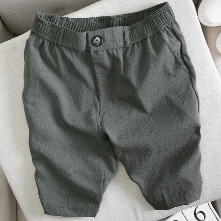 Quần đùi nam chất liệu vải đũi mềm mịn thoáng mát mùa hè | BigBuy360 - bigbuy360.vn