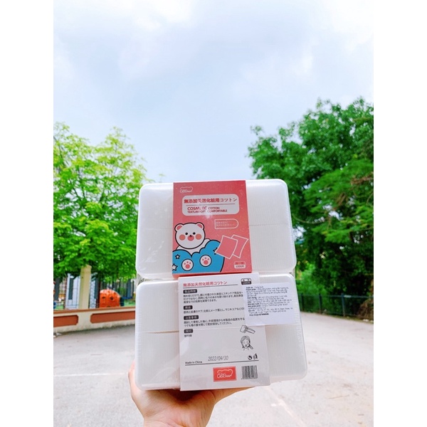 Bông Tẩy Trang Miniso, Olibear 1000 miếng - Nhật Bản