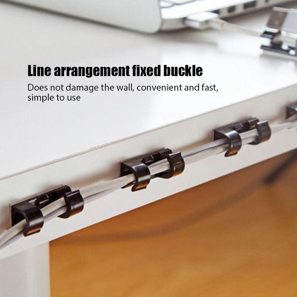 GLENES Multi-function Cable Manager Data Line Network Cable Organizer Cable Organizer Clip Universal Data Line Protector Clip Cable Clips Charger Wire Clip Harness Organizer USB Cable Cable Winder/Multicolor