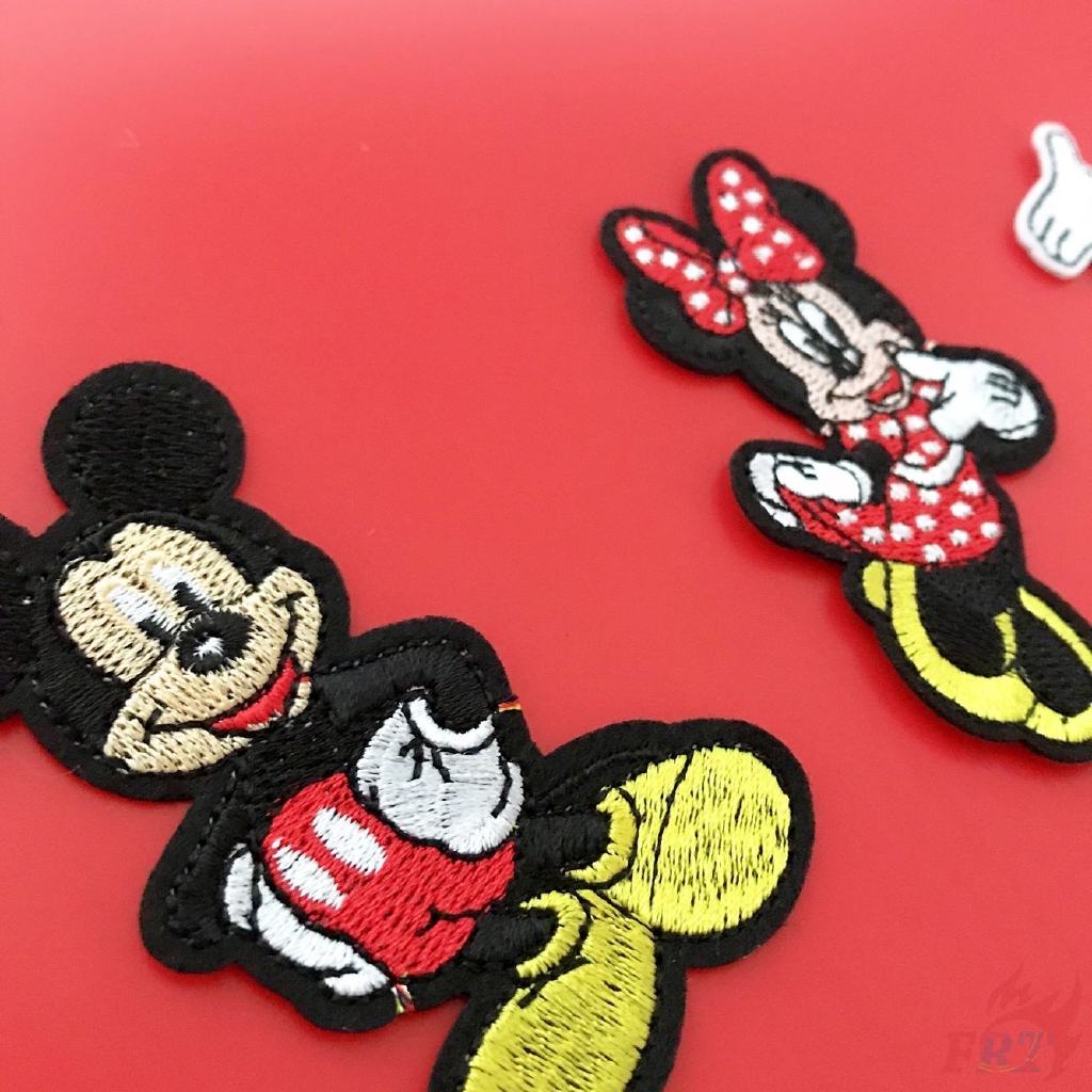 Miếng dán ủi thêu hình chuột Mickey miney