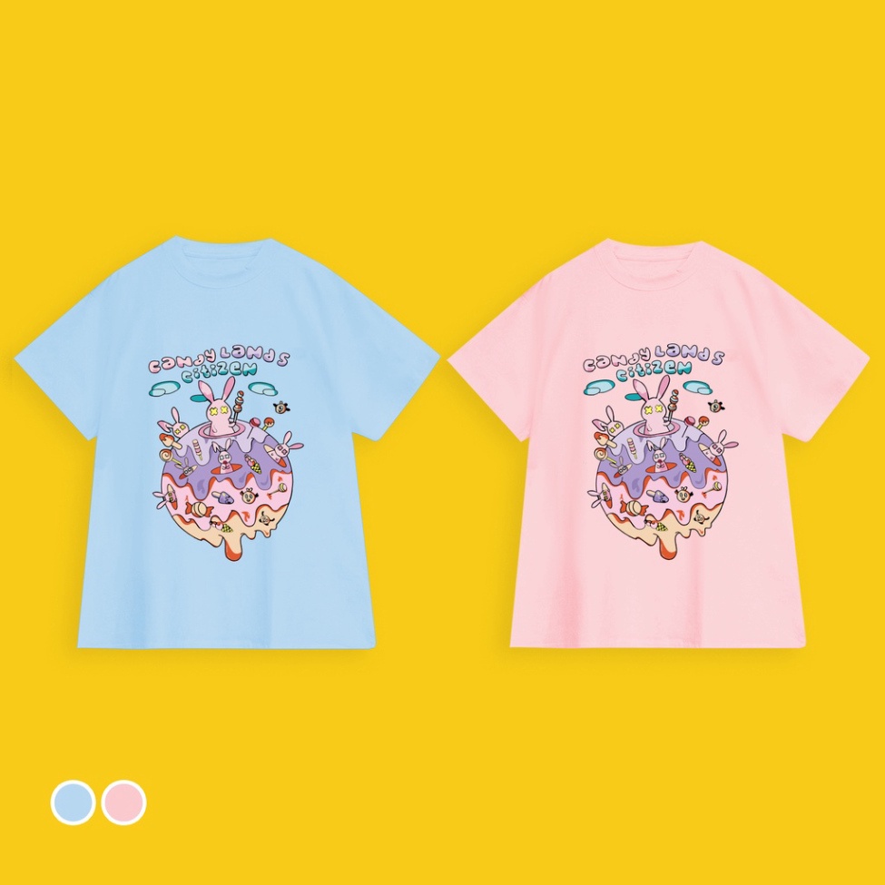 Áo thun tay lỡ, áo thun nữ Chất liệu Cotton, không xù, không bong tróc, màu trắng, đen, xanh, hồng | BigBuy360 - bigbuy360.vn