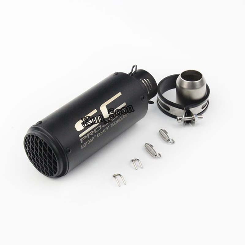 Ống Xả Nhiệt 51mm/60mm Bằng Sợi Carbon Cho Xe Mô Tô