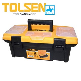 Thùng Hộp Đồ Nghề Dụng Cụ Cơ Khí 13inch 34cm x 18cm x 13cm TOLSEN 80190
