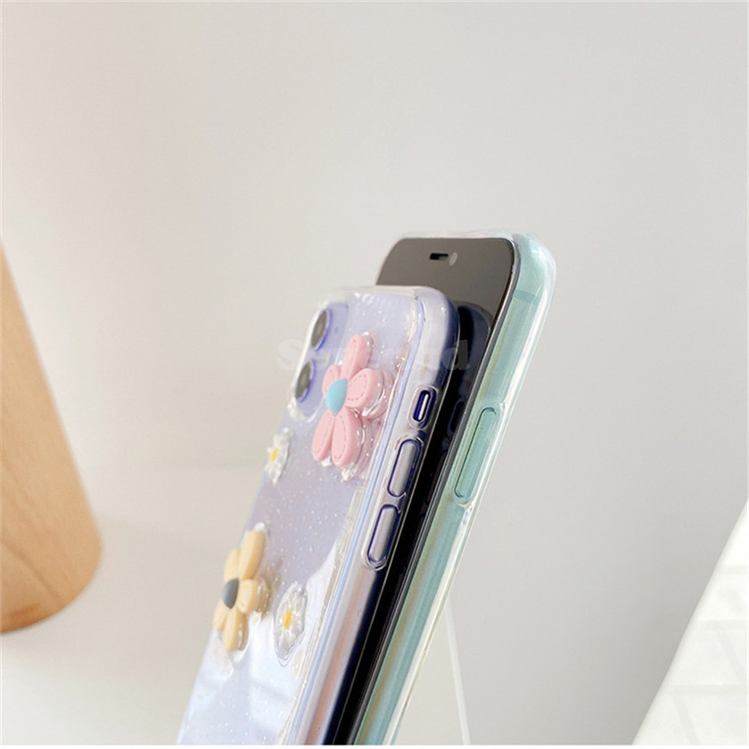 👏Ready Stock🎀 Ốp điện thoại gắn hình hoa nổi 3D xinh xắn cho Huawei Nova 7 7se pro 6se 7i 6 5T 2s 5i 5 Pro 4e 4 3i 3 3e