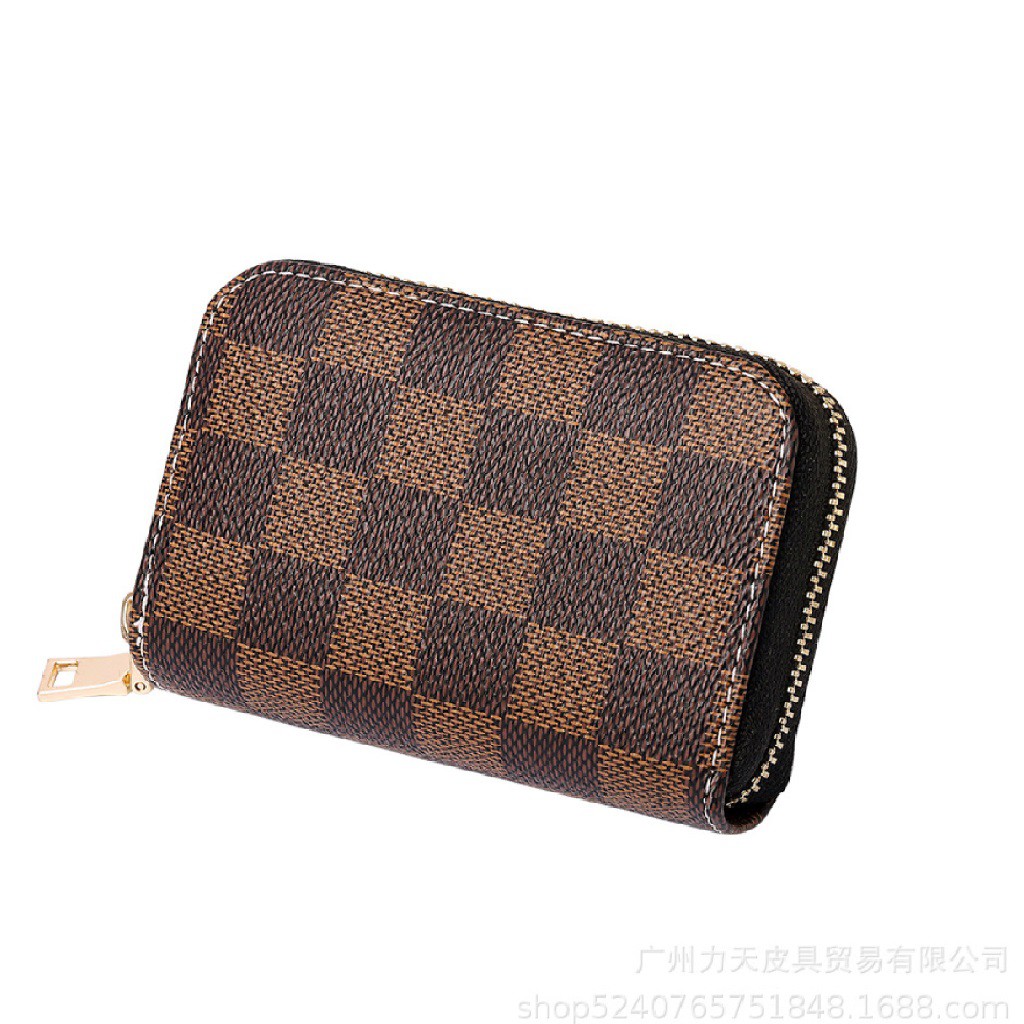 Ví nữ mini cute LEVAN cầm tay da đẹp nhiều ngăn khóa kéo giá rẻ dáng ngắn nhỏ gọn VINU1K9K.50