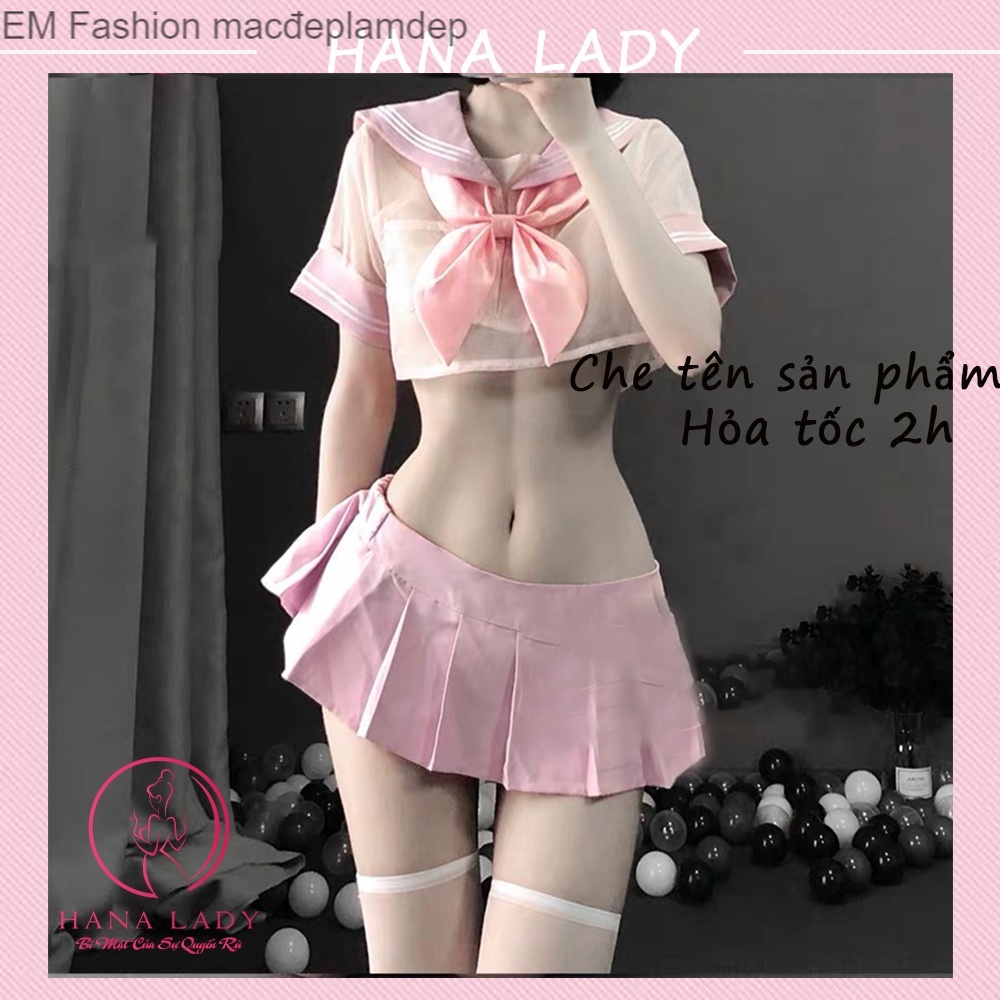 (1611) Cosplay Nữ Sinh, Đồ Ngủ Hóa Trang Học Sinh Sexy Quyến Rũ Xuyên Thấu Gợi Cảm Siêu Mỏng CP202