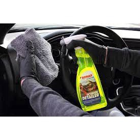 [HCM]  Chăm Sóc Nhanh Nội Thất Xe SONAX XTREME INTERIOR DETAILER 220400 750ML Tặng Khăn