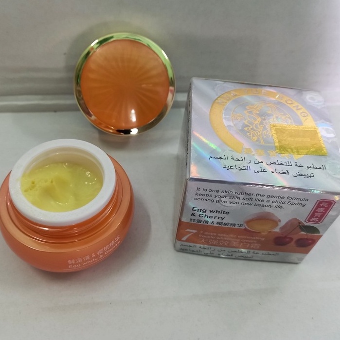 Hộp Kem nám tái tạo da hư tổn lòng trắng trứng và anh đào  Egg White & Cherry Gaoxiong Taiwan