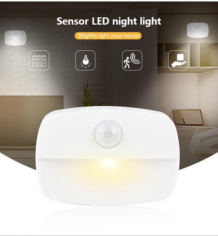 Đèn Led Cảm Biến Chuyển Động Chạy Pin Cho Hành Lang Phòng Ngủ