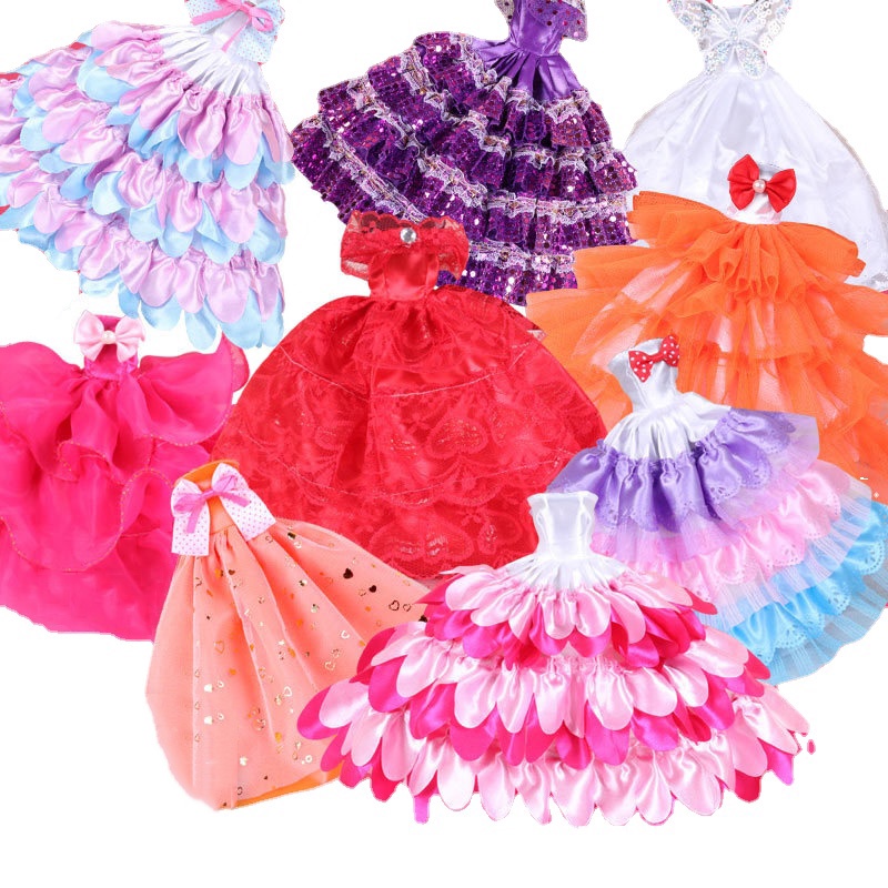 Đầm đồ chơi búp bê 30cm
