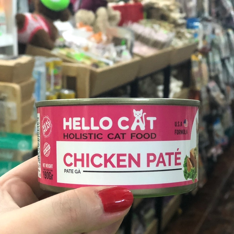 Pate cho mèo Hello Cat lon 190g