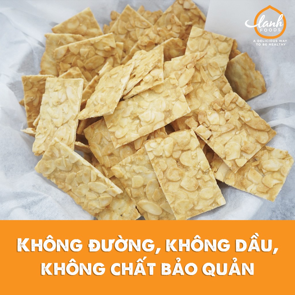 Bánh Hạnh Nhân KETO Almonds Tuiles - Lanhfoods