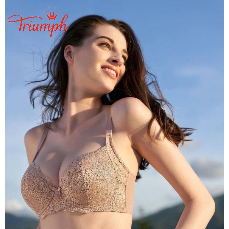 Áo lót Triumph Simply Sculpt Blossom WP, có gọng, mút mỏng, 4 móc cài