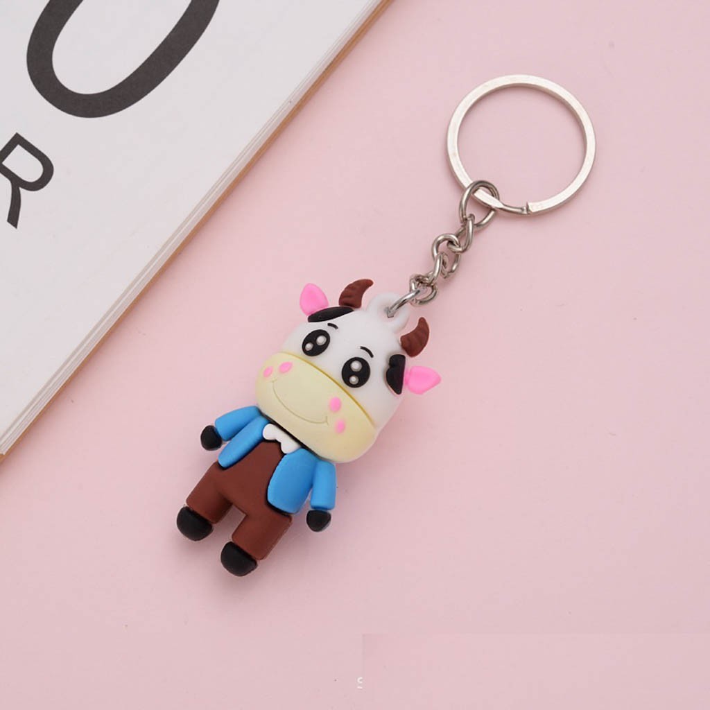 Móc Khóa Bò Sữa Cute Buta Mk05