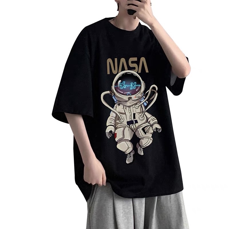 Áo thun tay lỡ form rộng NASA TH6
