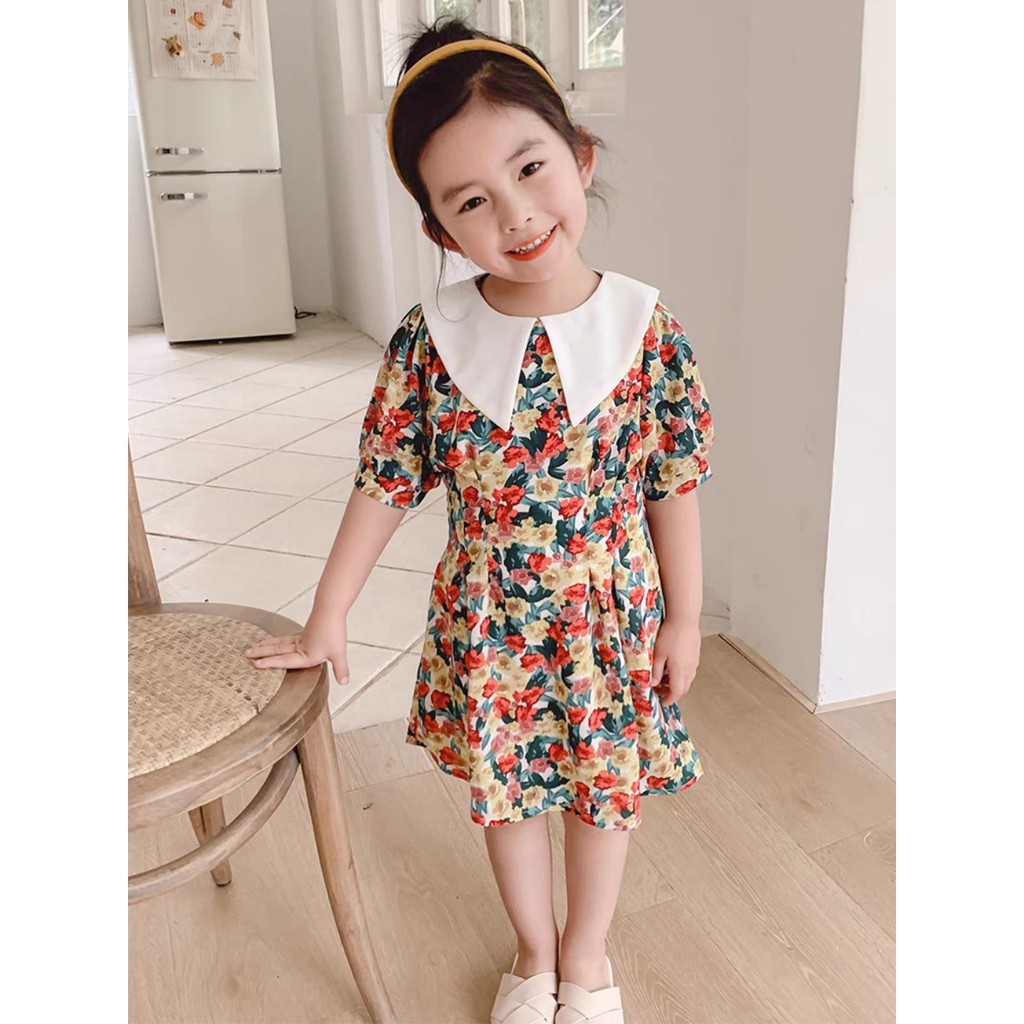 Áo đôi đầm mẹ và bé ❤️FREESHIP❤️ đồ đôi váy hoa mẹ và bé xinh xắn MB01