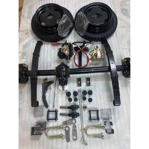 Bộ phụ tùng,bộ cầu sau chế xe 3 bánh