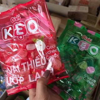 Combo 10 gói kẹo OIshi 3 vị (  gói ổi,  gói vải, bạc hà)