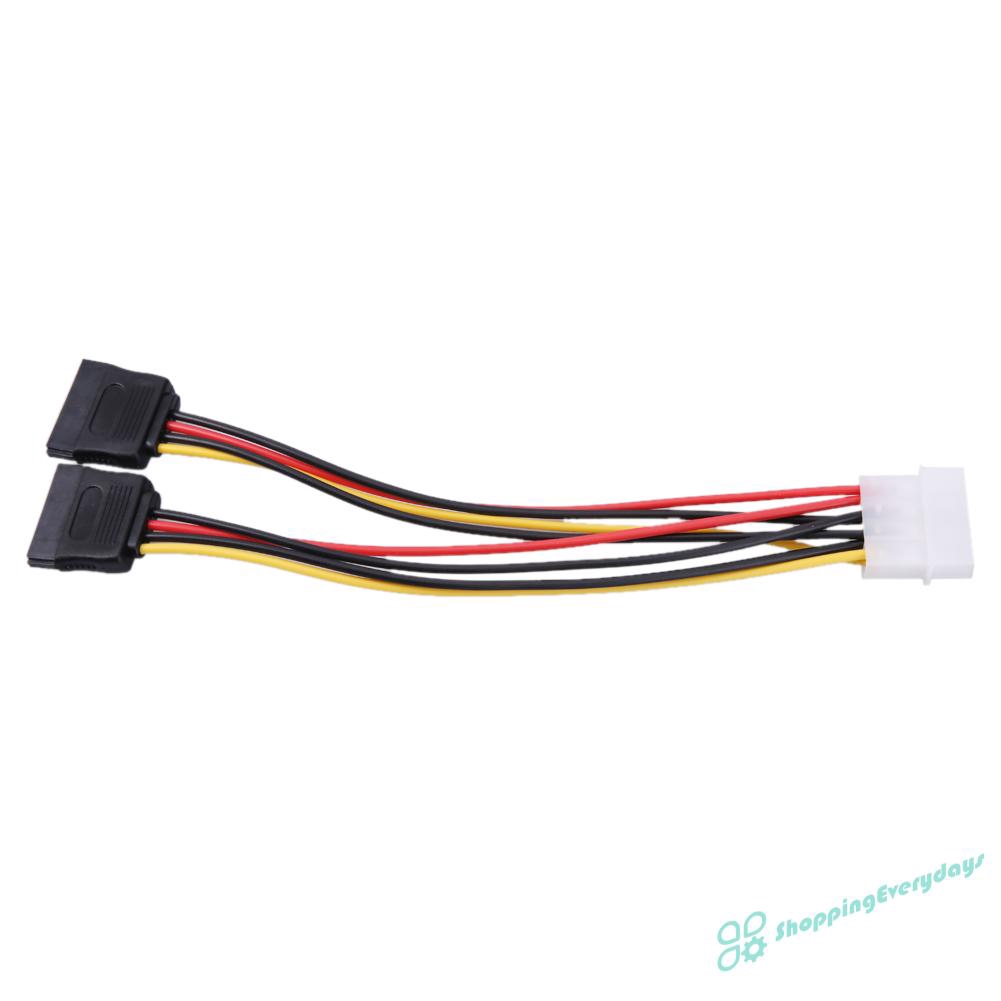 Dây Cáp Chuyển Đổi Từ Cổng 4pin Ide Sang 2 Cổng Sata Y