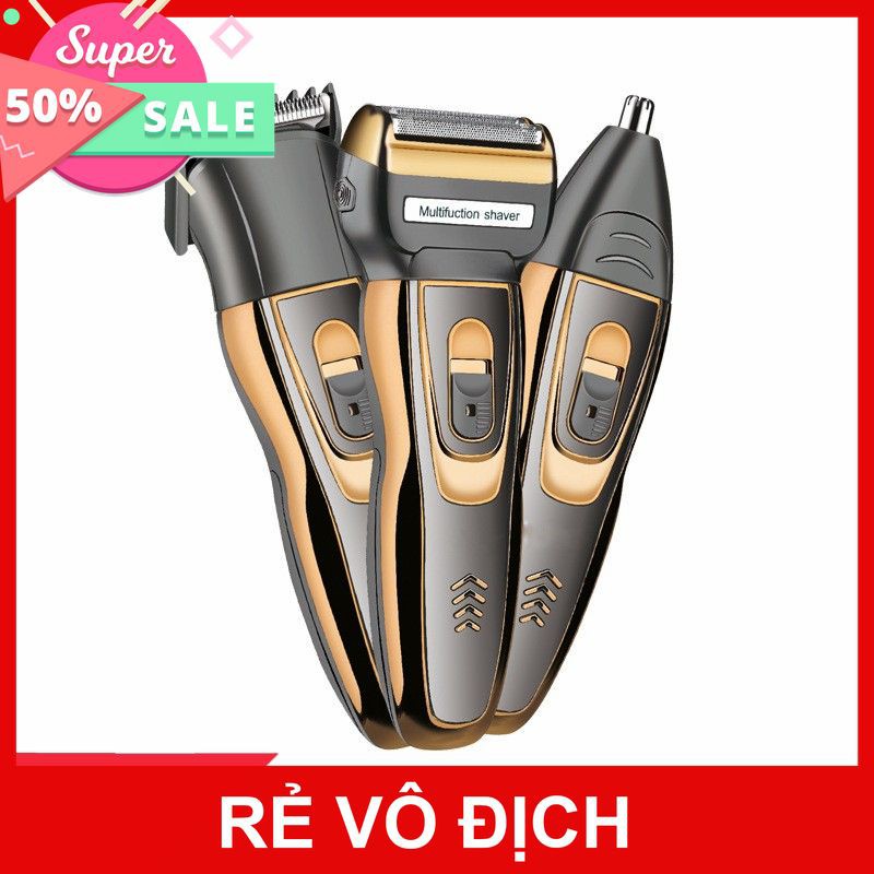 [5❤️][FREESHIP] MÁY CẠO RÂU, TÔNG ĐƠ, TỈA LÔNG MŨI 3IN1 DALING 9007 - 3188 [HCM]