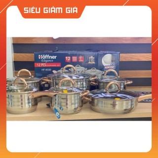 [ VÔ ĐỊCH GIÁ ] BỘ NỒI INOX HOFFNER THƯƠNG HIỆU  ĐỨC
