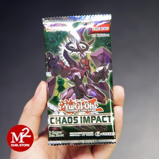 Túi thẻ bài Yugioh Chaos Impact Booster Pack - 09 lá bài thật do Konami sản xuất
