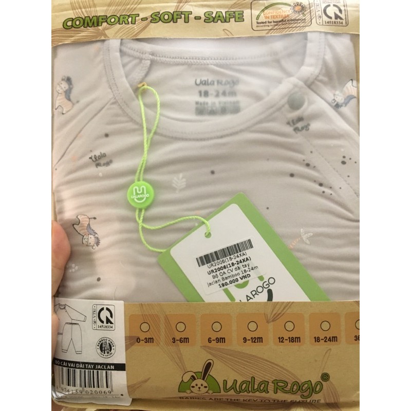 UALAROGO Bộ dài tay CV Jaclan