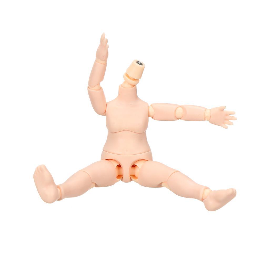 CLEVER Mô Hình Búp Bê Da Trắng 11CM Tỉ Lệ 1 / 12