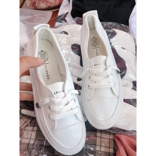 Giay slipon dây buông