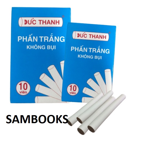 Combo 12 hộp phấn Đức Thanh trắng không bụi (10 viên/hộp)