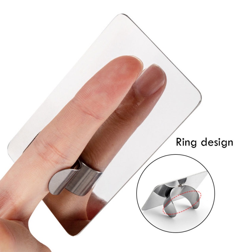 1 Nhẫn Màu Sắc Bằng Thép Không Gỉ Trộn Kem Nền Trang Điểm