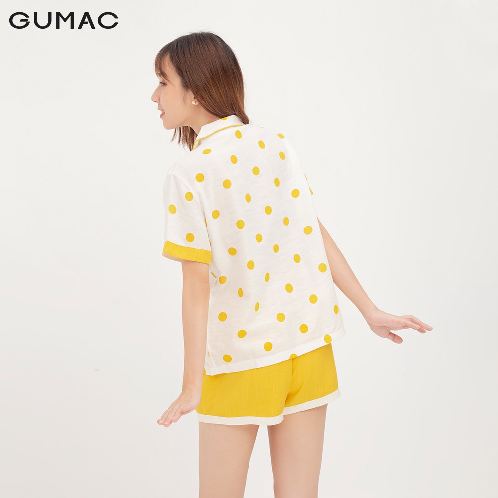 Đồ bộ pyjama nữ cổ viền GUMAC SA1230 | BigBuy360 - bigbuy360.vn