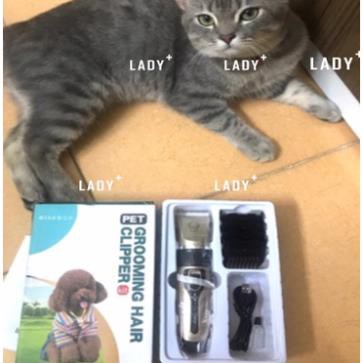 [THANH LÝ] Tông đơ cắt lông chó mèo USB -Full phụ kiện, tông đơ tỉa lông thú cưng nhập khẩu cao cấp