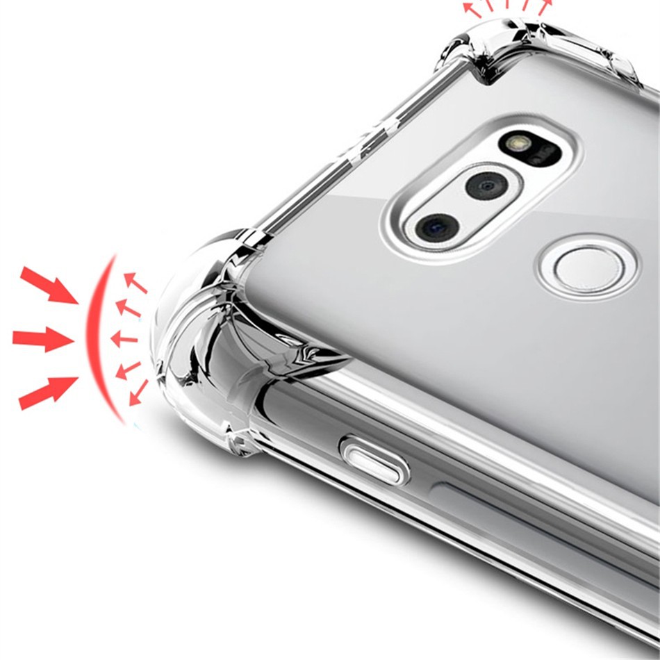 Ốp điện thoại TPU trong suốt kiểu dáng đơn giản dành cho LG G7 thinq Aristo 2 K11 Plus Q6 K4 K8 K10 2018 V30 V34 2017