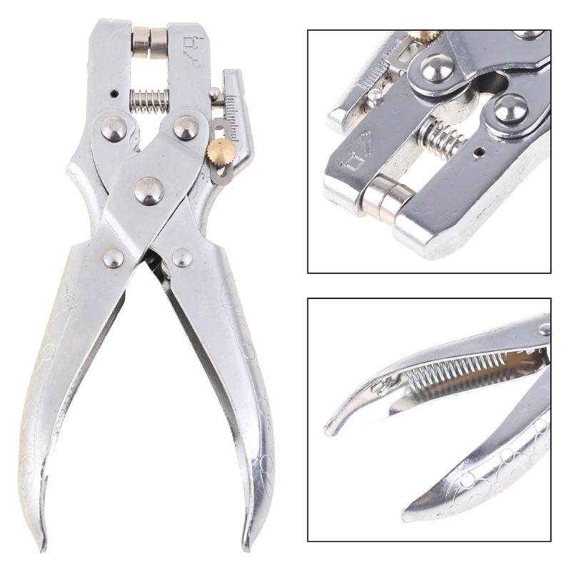 Kìm Đục Lỗ Thắt Lưng Da Kèm 100 Đinh Tán Chuyên Dụng