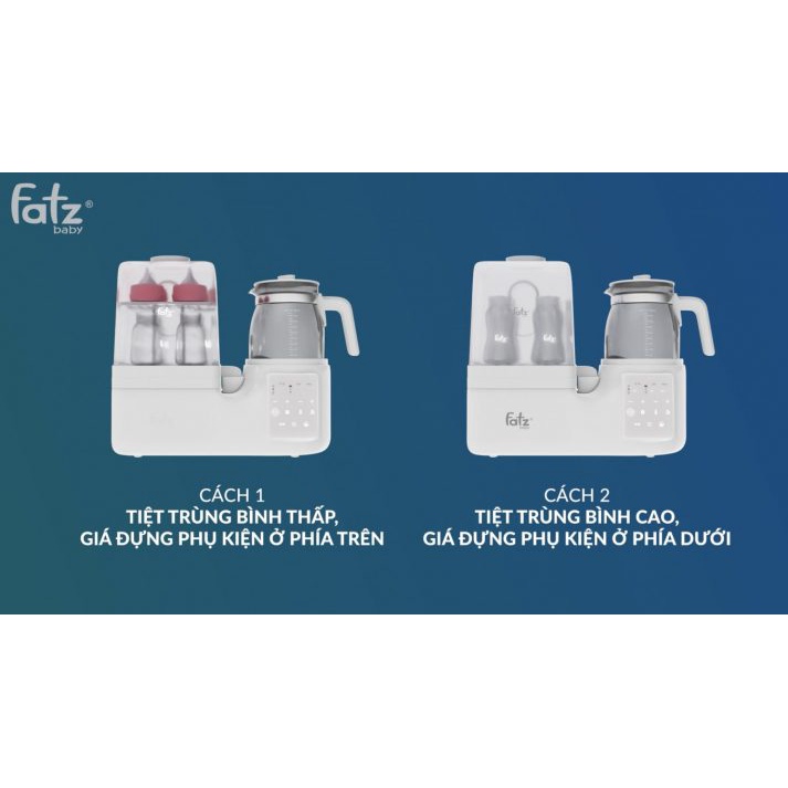 Máy tiệt trùng sấy khô, hâm sữa và đun nước đa năng Fatz Baby Multimax 3 - Bảo hành 12 tháng