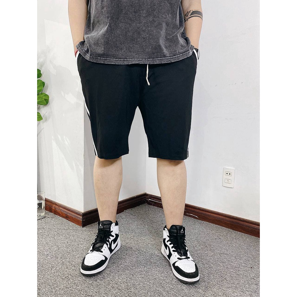 Quần short kaki nam túi hộp BIGSIZE quần lửng nam thể thao thun poly có size lớn cho người béo đến 130kg