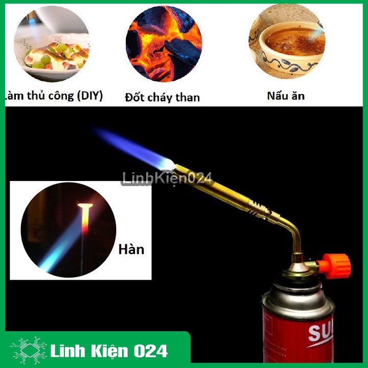 Đầu khò lửa sử dụng bình gas mini