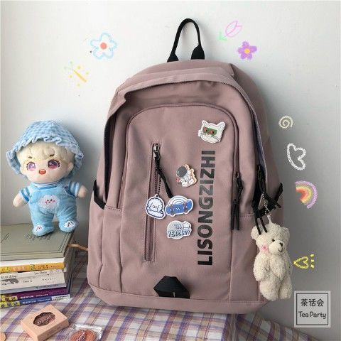 🌈Tặng một món quà nhỏ🎁Ba lô in Harajuku Nhật Bản ba lô chống thấm nước công suất lớn túi học sinh nam và nữ