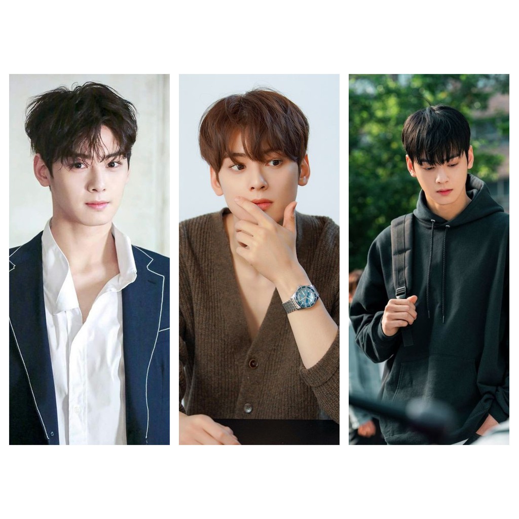 Tấm Poster CHA EUN WOO ASTRO cao cấp giấy 260gsm idol kpop ảnh đẹp nhiều mẫu phim TRUE BEAUTY