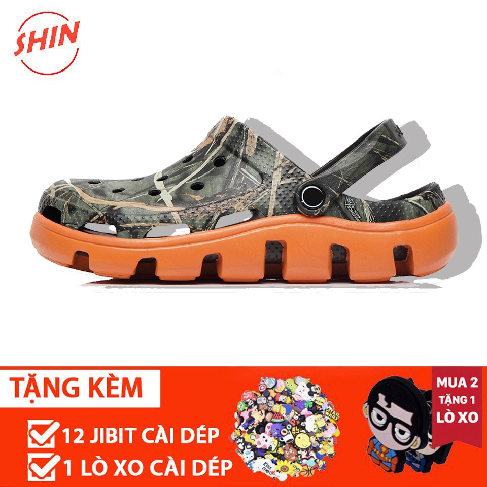 dép cross vảy sơnFREESHIPdép cross quai ngang camo MAI8U21